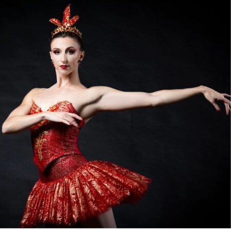 PNB Firebird dancer in red