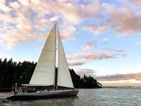 Sailing Seattle sailboat.